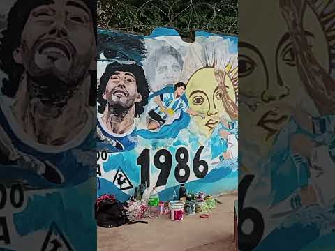 🎨🧉🇦🇷🏆⚽⭐✅ obra en proceso de elaboración. Profesor Salvador Mazza ( Depto San Martín, Salta, Arg)