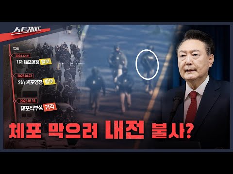 체포 막으려 내전 불사?