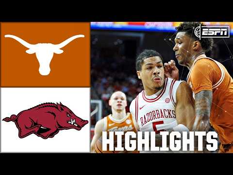 Texas Longhorns vs. Arkansas Razorbacks | Full Game Highlights | ESPN College Basketball