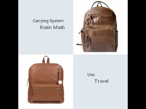 Plain mi-bp96 genuine leather backpack, bag capacity: 10 kg ...
