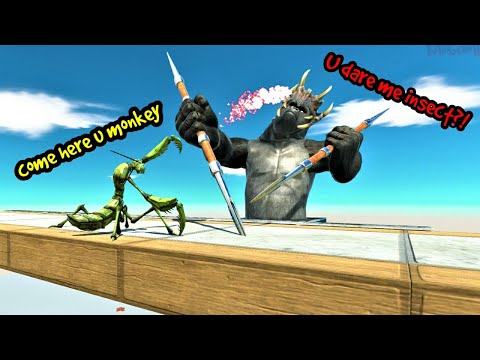 PASSING OR DEFEAT THE SPEAR KONG GUARDIAN BRIDGE animal revolt battle simulator