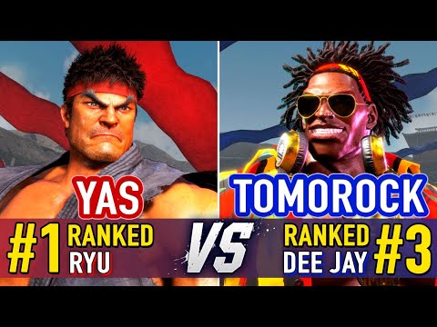 SF6 🤜 YAS (#1 Ranked Ryu) vs TOMOROCK (#3 Ranked Dee Jay) 🤛 SF6 High Level Gameplay