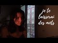 a french girl singing je te laisserai des mots while it's raining :')