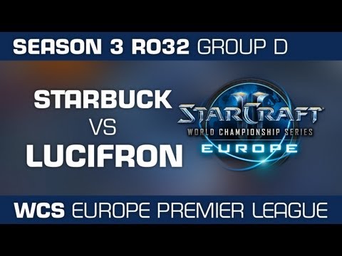 LucifroN vs. Starbuck - Group D Ro32 - WCS Europe Season 3 - StarCraft 2