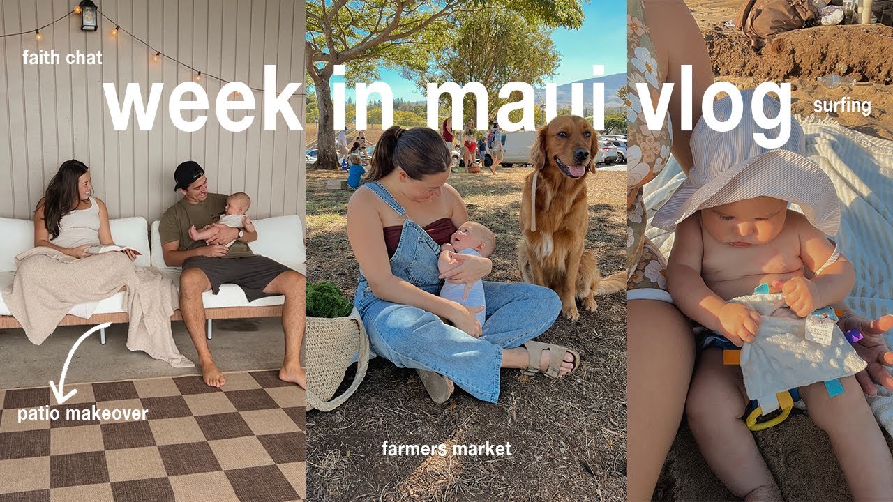MY DELIVERANCE EXPERIENCE, GARDENING CLASS, SURFING, FARMERS MARKET 🧺🥕 ⎮ VLOG