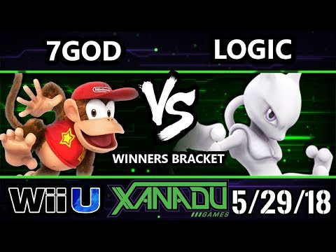 S@X 252 Smash 4 - 7God (Diddy Kong, Link) Vs. VGBC | Logic (Mewtwo) - Wii U Winners Bracket