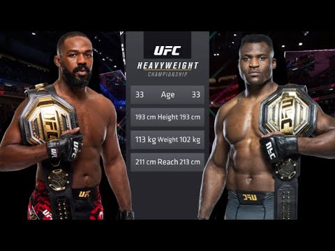 JON JONES vs FRANCIS NGANNOU / FULL FIGHT / FREE FIGHT / #mma #ufc