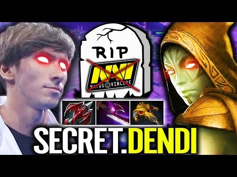 DENDI REVENGE NAVI - Official Standin for Secret Pro Drow Ranger Carry Most Fun Dota 2 Gameplay