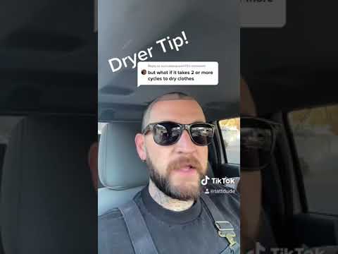 1 minute repair series: Dryer taking multiple cycles to dry clothes