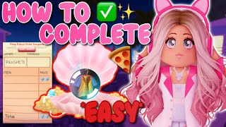 HOW TO COMPLETE ZED&#39;S PIZZA QUEST || Royale High Tutorial 🍕😱
