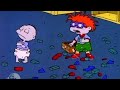 Rugrats Tommy Kicks Chuckie S Blocks
