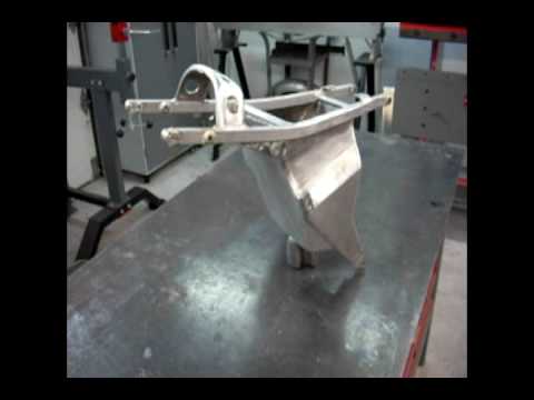 Honda 1982-83 HRC Works Replica swing arm and airbox-subframe