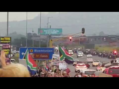 Protes op Beyers Naudérylaan, Johannesburg