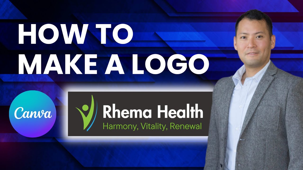 Health and Wellness Logo in Canva (Beginner Tutorial)