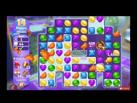 Wonka's World of Candy Level 601 NO BOOSTERS - A S GAMING ✔