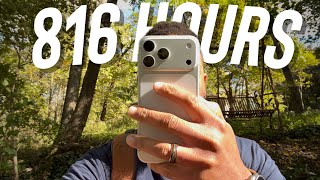 I Used the iPhone 17 Pro Max for 816 Hours... This is What Happened…(4K60)