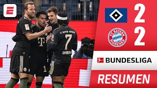 LUIS DIAZ fue el héroe y anotó en el empate 2-2 del BAYERN MUNICH ante el HAMBURGO | Bundesliga