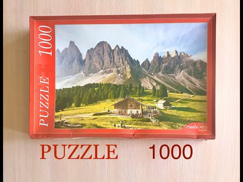 Собираю puzzle 1000 деталей в Timelapse