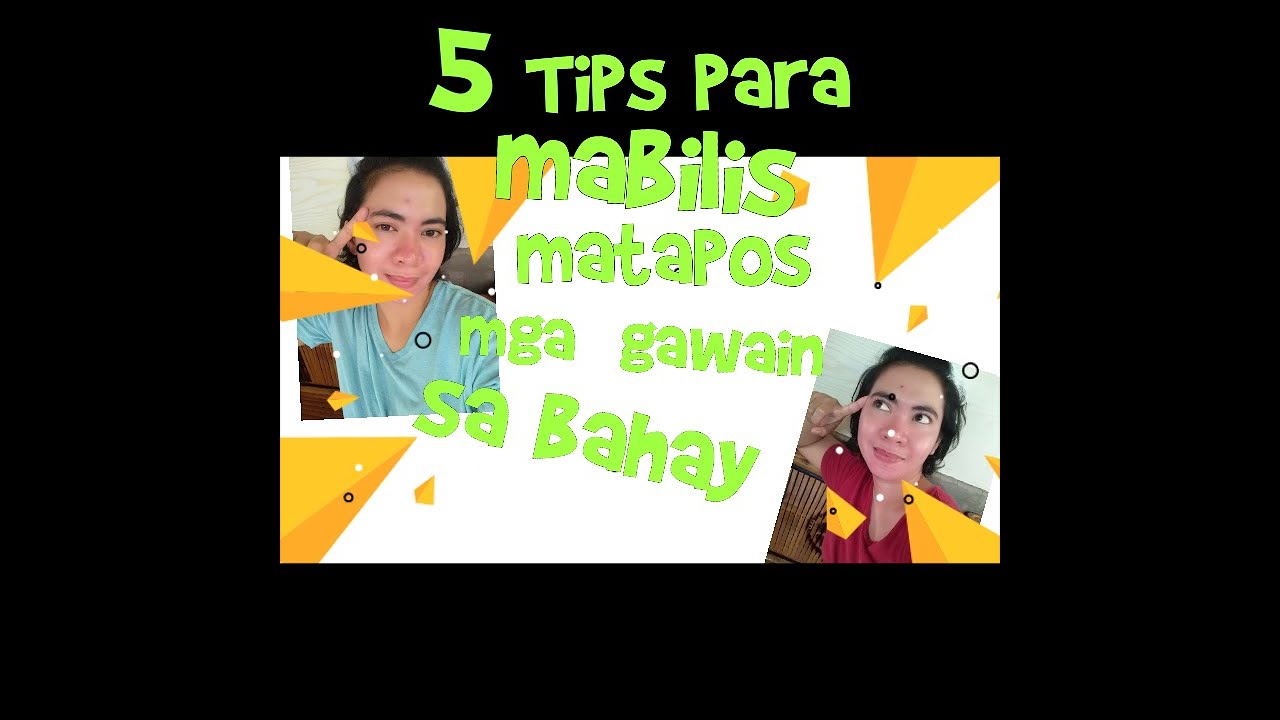 Putar video 5 Tips para Mabilis matapos mga Gawain sa bahay sekarang 5 Tips para Mabilis matapos mga Gawain sa bahay