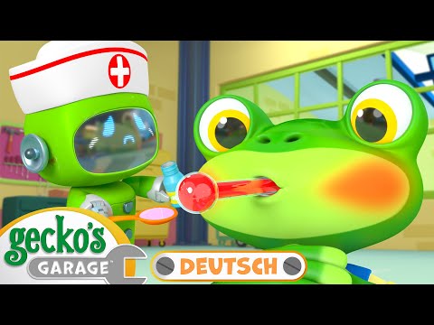 Gecko ist krank | 60-minütige Zusammenstellung｜Geckos Garage｜LKW für Kinder
