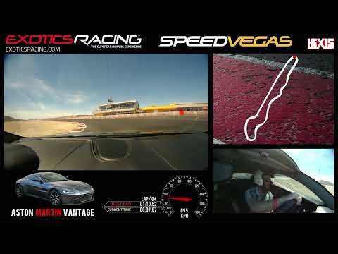 7 laps in the Aston Martin Vantage at #SpeedVegas
