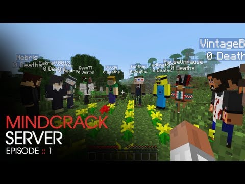 Minecraft :: Mindcrack Server - Episode 1 - Caving with Etho and Guude