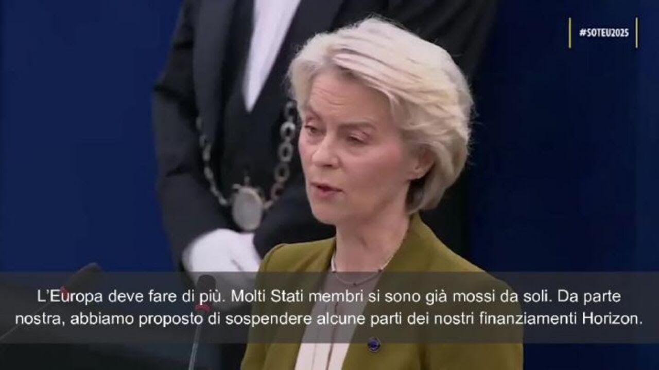 Guerra Gaza, Von Der Leyen: "Sospenderemo parzialmente Accordo Associazione con Israele"