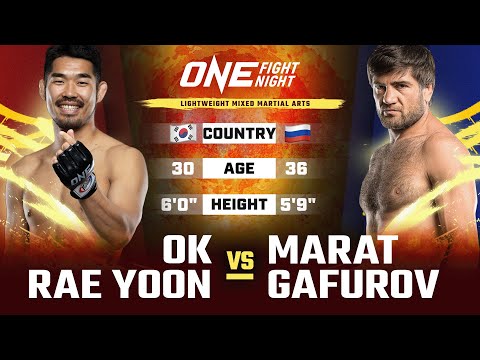 Marat Gafurov vs Ok Rae Yoon full fight