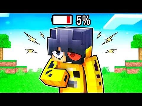 Ethobot is LOW BATTERY in Minecraft!