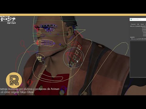 CGI 3D Animated Short Rigging Breakdown: " Tokyo Ghost Fan Film" - by Anium | The Rookies