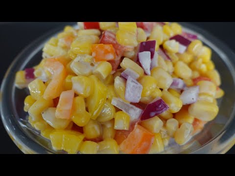 KFC 콘샐러드보다 더 맛있는 🌽콘샐러드 만들기 | How to make Corn Salad (Eng)