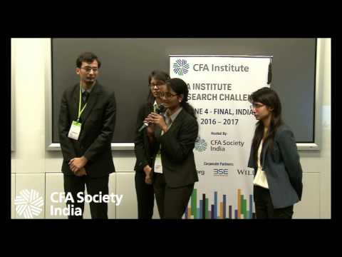 05 CFA Institute Research Challenge 2016-17 (West Zone Finals) @spjimr @PicturesPVR