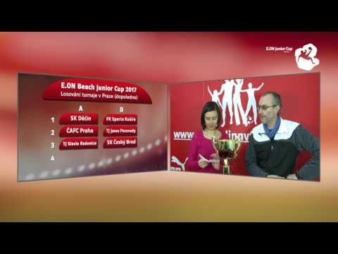 E.ON Beach Junior Cup 2017 - losování dopoledního turnaje v Praze