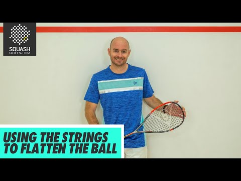 Squash tips: Using The Strings To Flatten The Ball with Jesse Engelbrecht