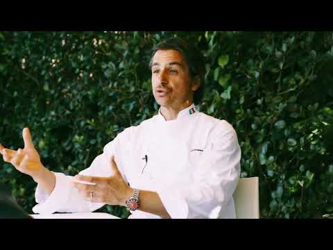 Tim Cullen Chatting to Giovanni Pilu at Pilu Restaurant Freshwater