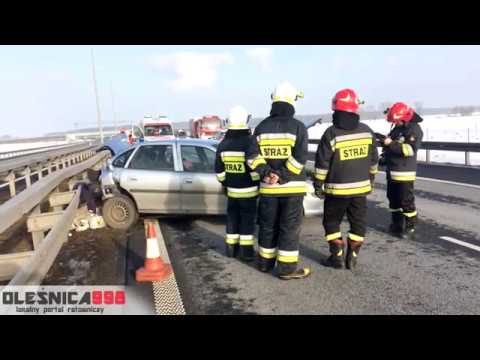 26.01.2017- Wypadek na S8 koło Szczodrowa