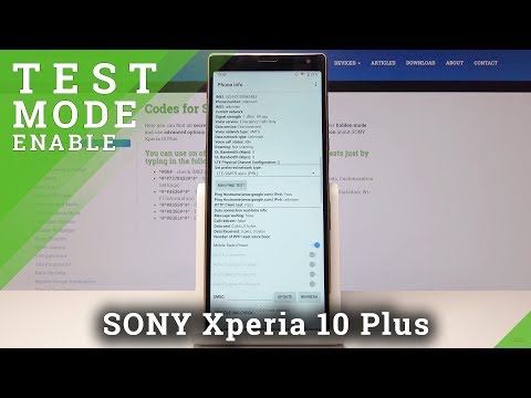 How to Enter Test Mode in Sony Xperia 10 Plus - Service Mode / Hardware Test