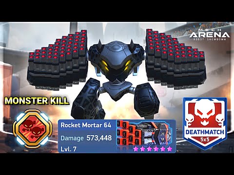 Tengu - Rocket Mortar 64 - Monster Kill - Mech Arena