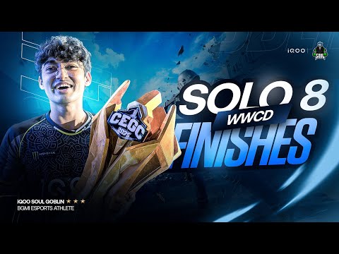 17 Finishes CD | Solo 8 finishes BGMI!🚀