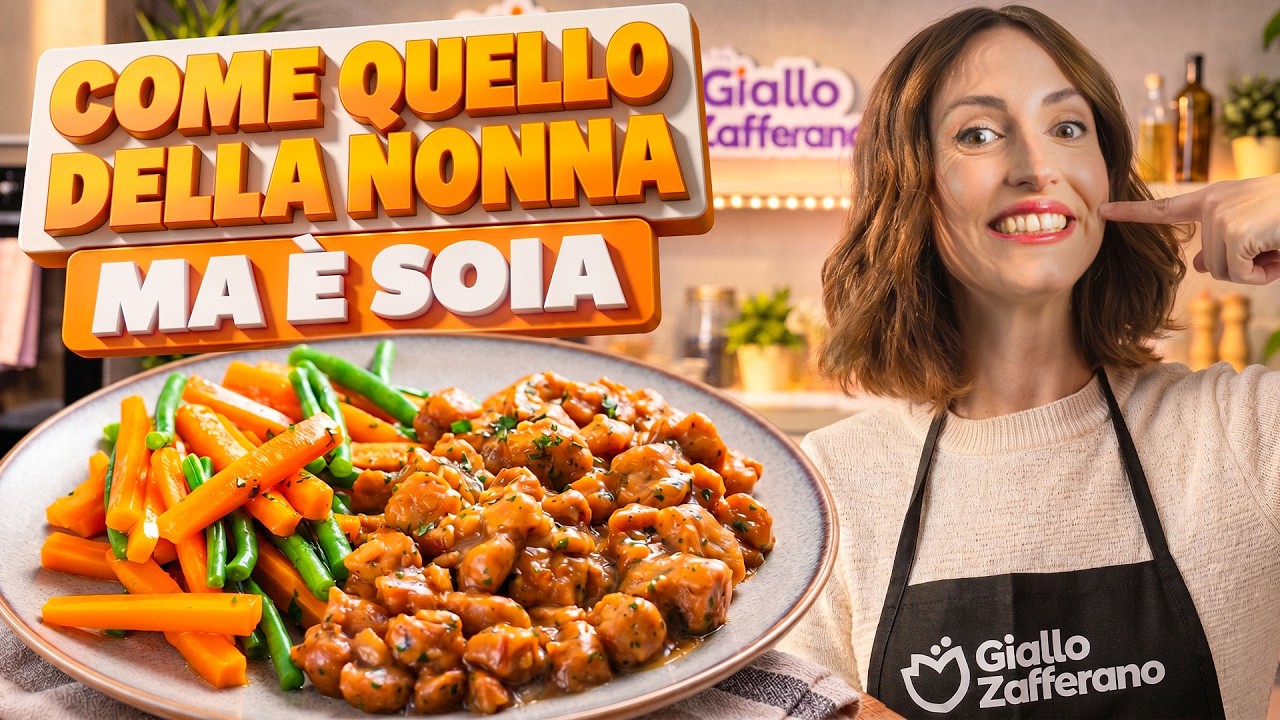 Il CALORE di casa 🤎 spezzatino di soia in bianco CREMOSO