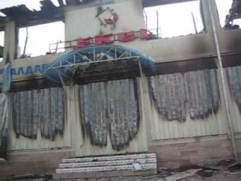 A walk through a destroyed neighborhood in Osh, Kyrgyzstan