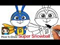 How To Draw Superhero Snowball Easy Secret Life Of Pets