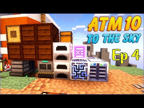 ATM10 to the Sky #4 - ME System und erste Mekanism Maschinen