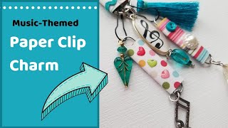 Paper Clip Charm: Music Themed