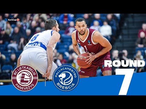 Lietkabelis outlasts Brescia! I Round 7 Highlights |2022-23 7DAYS EuroCup
