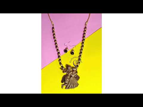 Pearl jewellery pendant set