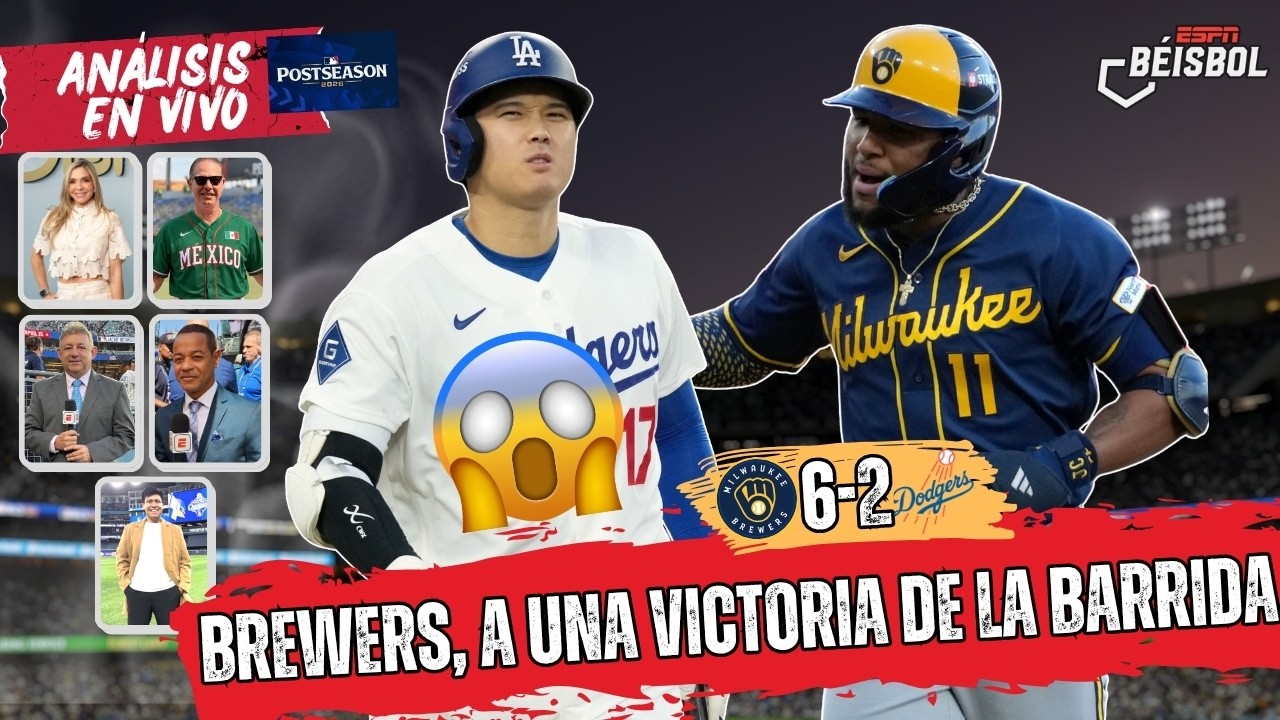BREWERS ponen a DODGERS contra LAS CUERDAS y están a un juego de LA BARRIDA | ESPN Beisbol