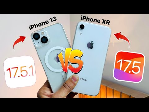 iOS 17.5 vs iOS 17.5.1 - iPhone XR vs iPhone 13