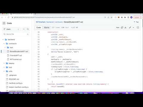 Web3 Dapp NFT Marketplace - Part 2-1: Solidity Demo