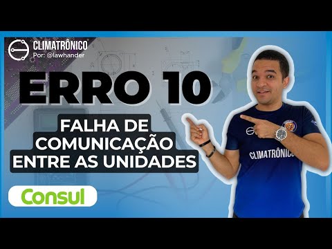 Vídeo: Consul Inverter: Erro 10 – Falha de Comunicação (5 passos)